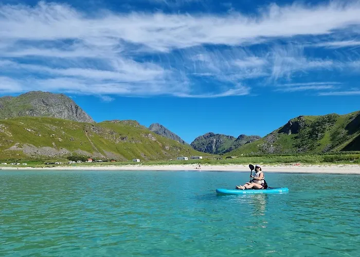 Holiday home Med Flott Havutsikt Ved Hauklandstranden Leknes