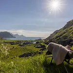 Med Flott Havutsikt Ved Hauklandstranden * 레크네스