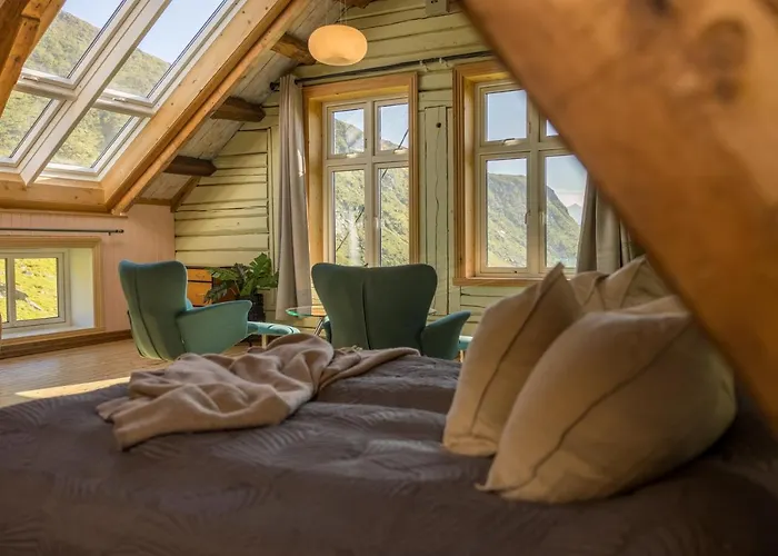 Med Flott Havutsikt Ved Hauklandstranden Hébergement de vacances Leknes